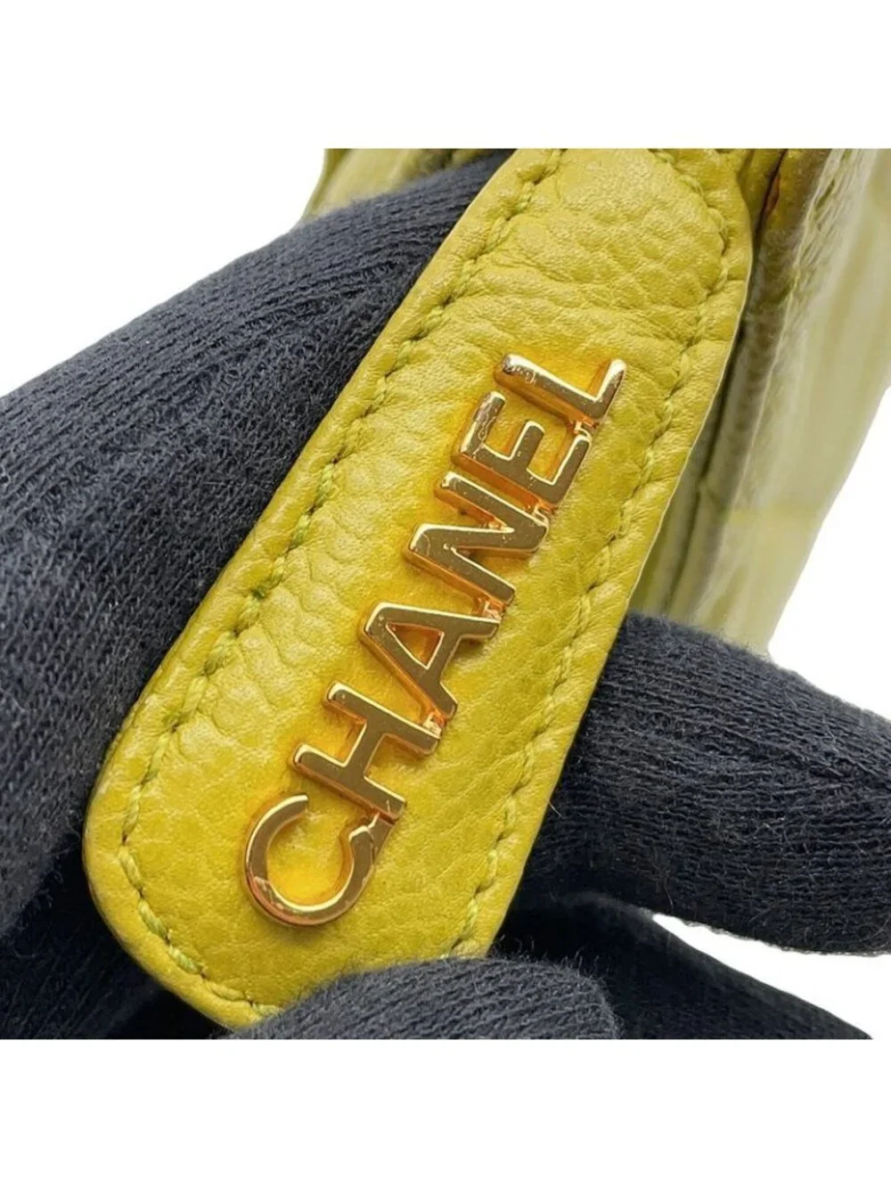 Chanel Waist Bag Quilted Caviar Leather Pouch Light Green - Picture 8 of 10